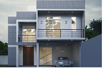 3d modeling and 2d drawing of your architecture project