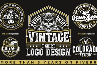 design vintage, retro, classic, hipster badges, or modern logo for your brand