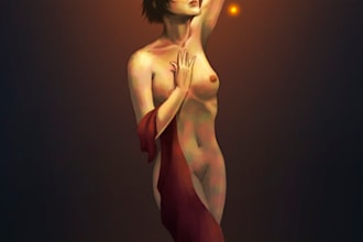 draw an illustration or concept art