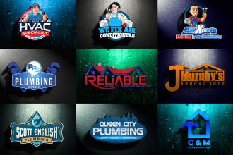 do home remodeling,handyman,plumbing,air conditioning logo