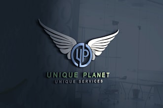 design and create 3d professional logo with copyright files