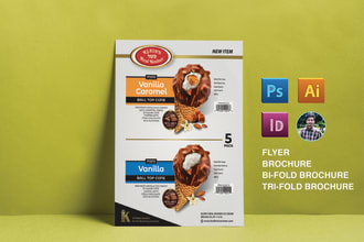 design eye catching professional catalog, sell sheet, flyer