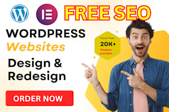 build, design, redesign,rebuild, clone, edit, fix or revamp wordpress website