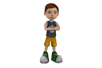 design low poly and high poly 3d characters