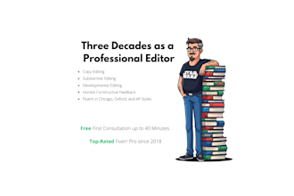edit any size book or any other original work for you