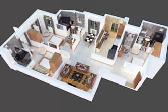 design 3d floor plans and interiors