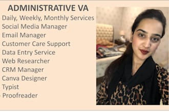 be your administrative virtual assistant