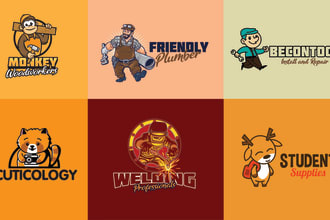 design a mascot cartoon logo