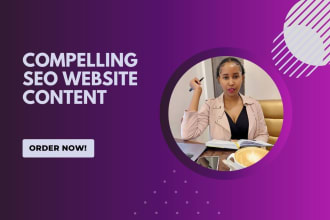 be your website content writer