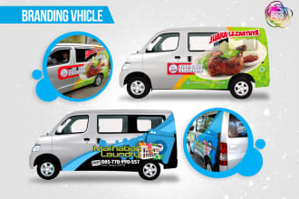 design professional wrap for your car, bus, truck etc