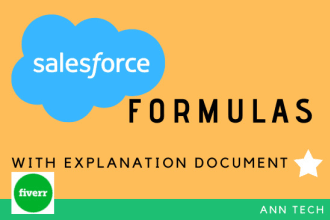 write expert salesforce formulas with documentation and testing