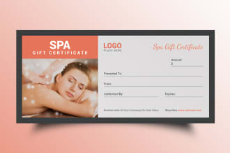 design voucher,gift certificate or coupon