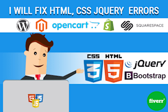 fix  html,css,jquery and responsive issue