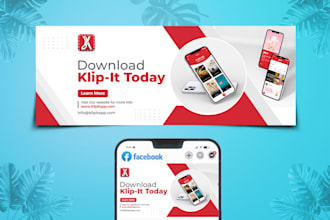 design facebook cover and social media post banner or cover