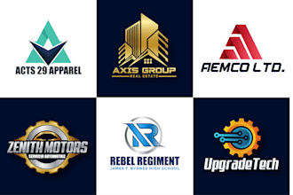 design 3d logo design for your company, business or brand