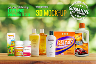 design product packaging label