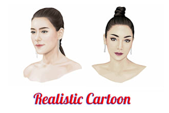 draw amazing realistic vector illustration for you