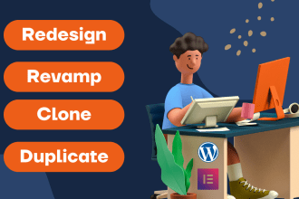 design, redesign, revamp wordpress,clone,duplicate website