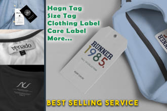 do clothing labels, tags, hang tags, care, neck label