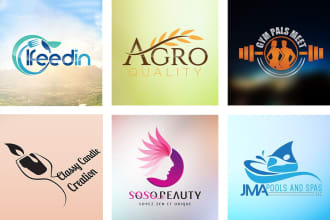 design custom minimalist logo and full brand identity kit