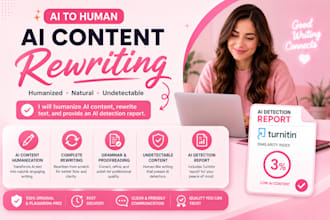 offer ai report and rewriting