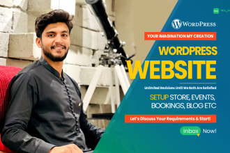 design, develop a business wordpress website