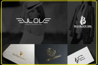 design luxury apparel fashion and clothing brand logo