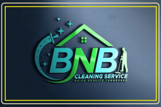 design residential and commercial cleaning logo in 16 hours