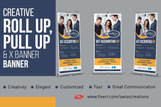 do elegant roll up banners and bill boards