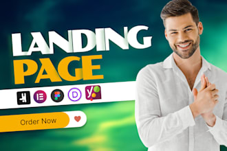 build, rebuild, design, redesign wordpress landing page in 9 hours