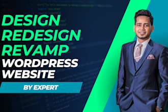 design,redesign, revamp and fix wordpress website with elementor pro
