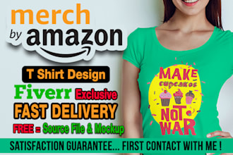 create merch by amazon t shirt design