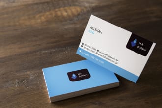 design professional and unique business card
