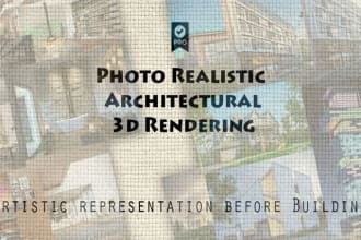 create photorealistic architectural 3d rendering