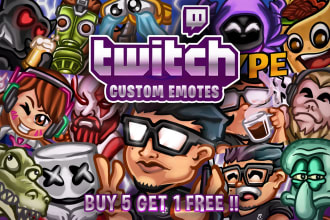 create custom emotes, sub badges for twitch