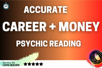 do an accurate psychic reading on your money and career goals