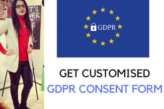 write a gdpr compliant consent form for you