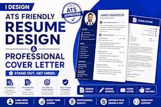 ats friendly resume design professional cover letter