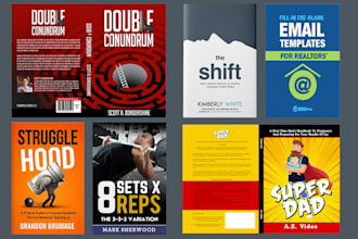 create professional book cover design or ebook cover