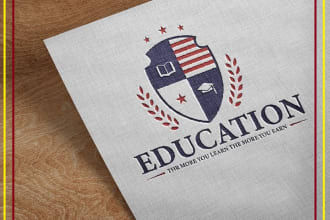 do educational logo for school college study and university