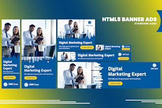 create amazing html5, animated GIF banner ads