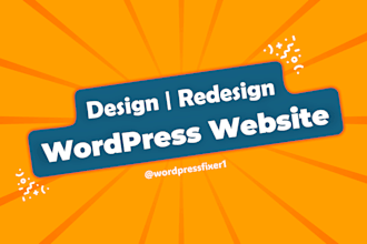 build wordpress website using elementor website builder