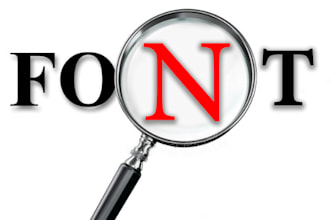 accurately identify, find what font is used in your picture, image