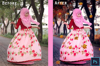 professionally retouch and enhance photo