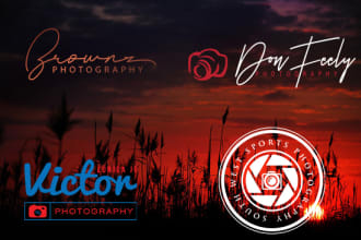design photography signature watermark logo for you