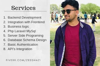 be your backend developer