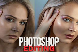 do expert photoshop editing, image retouching, portrait enhancement