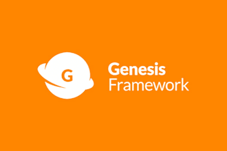develop a wordpress website using genesis framework