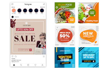 design eyecatchy social media post, banner within 8hrs