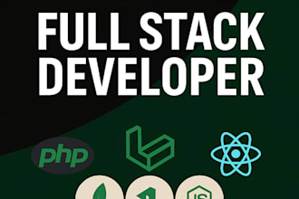 be your full stack web developer PHP laravel mern developer
